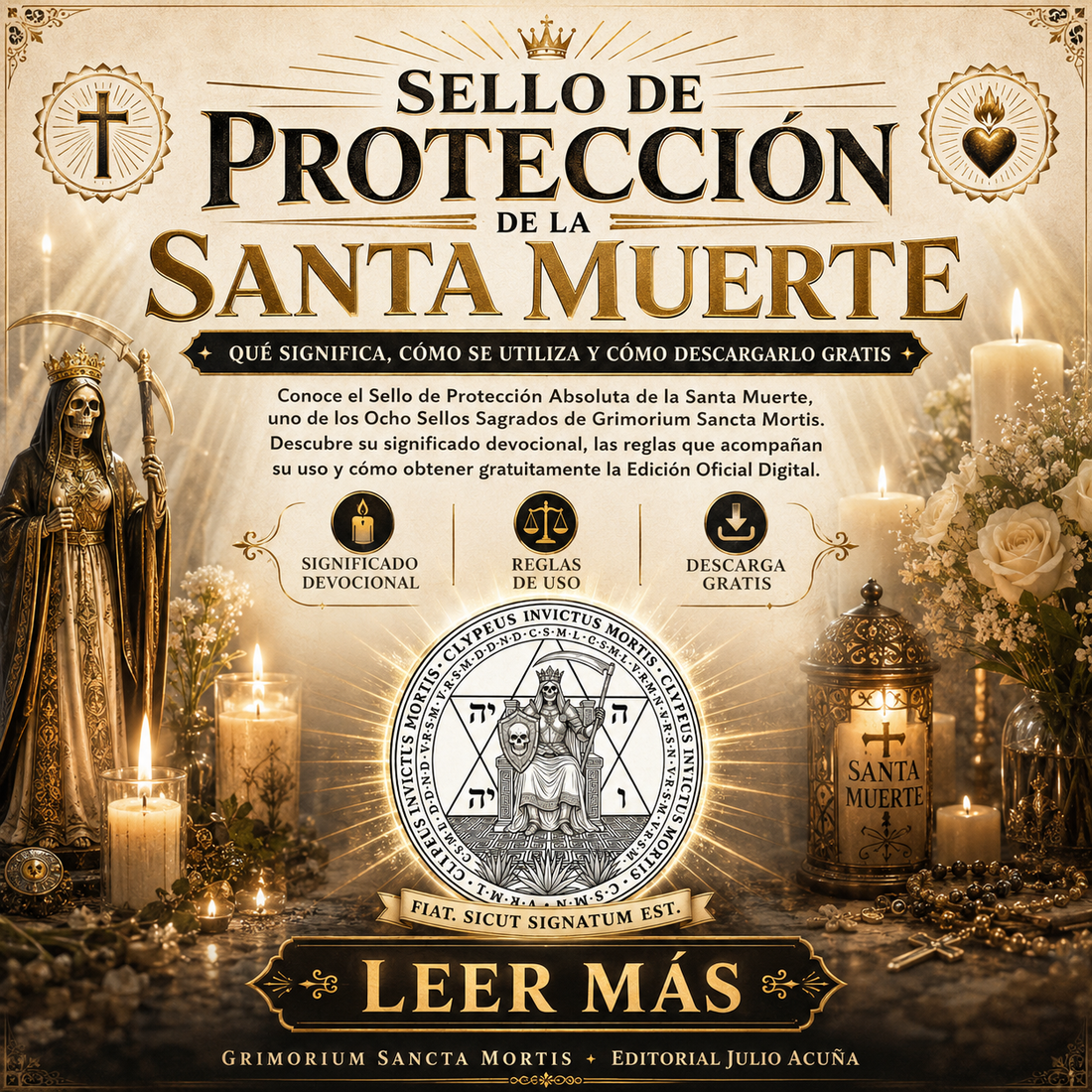 Sello de Protección de la Santa Muerte: qué significa, cómo se utiliza y cómo descargarlo gratis