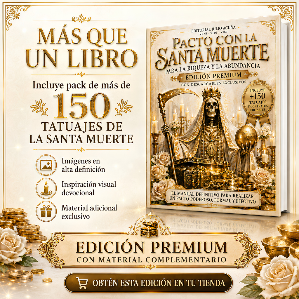 PACTO CON LA SANTA MUERTE PARA LA RIQUEZA Y LA ABUNDANCIA: EDICIÓN PREMIUM CON DESCARGABLES EXCLUSIVOS