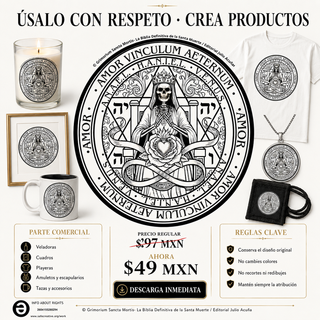Sello de Amor y Vínculo de la Santa Muerte — Edición Oficial Digital | Grimorium Sancta Mortis