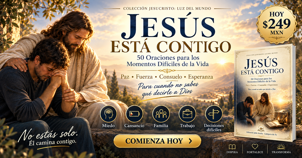 Jesús Está Contigo — 50 Oraciones para los Momentos Difíciles de la Vida:Paz · Fuerza · Consuelo · Esperanza para cuando no sabes qué decirle a Dios
