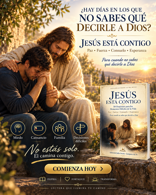 Jesús Está Contigo — 50 Oraciones para los Momentos Difíciles de la Vida:Paz · Fuerza · Consuelo · Esperanza para cuando no sabes qué decirle a Dios