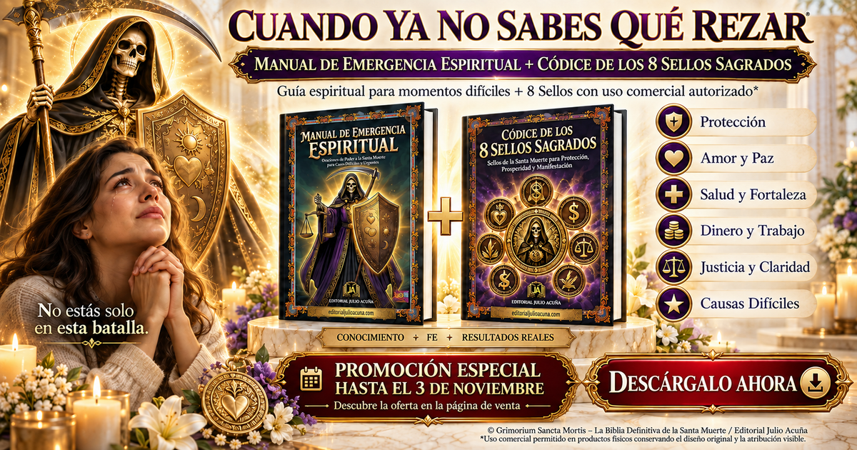 Paquete Espiritual de Emergencia — Manual + Códice de los 8 Sellos Sagrados