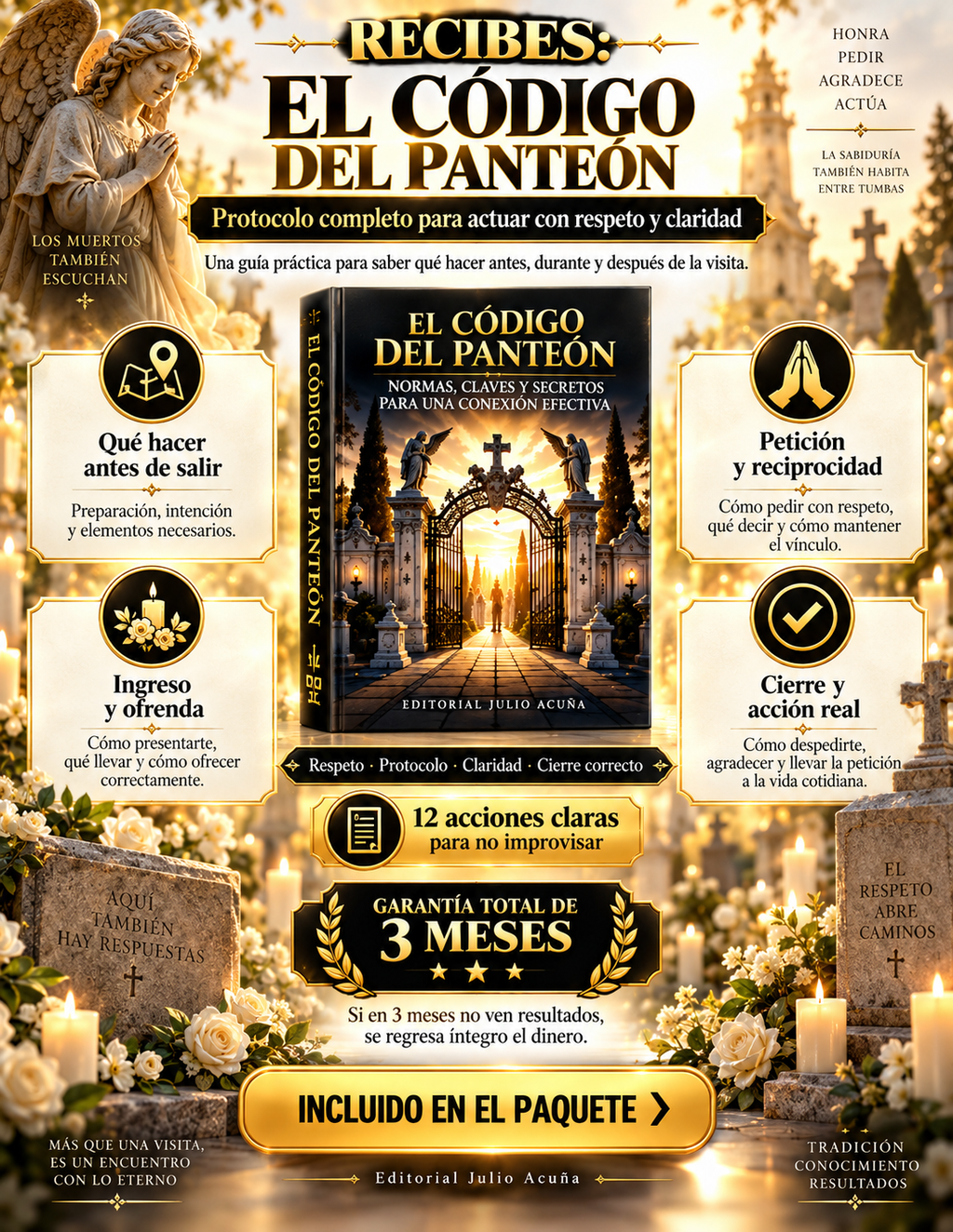 Pacto con la Santa Muerte + Código del Panteón — Guía Completa de Petición, Protocolo y Cierre