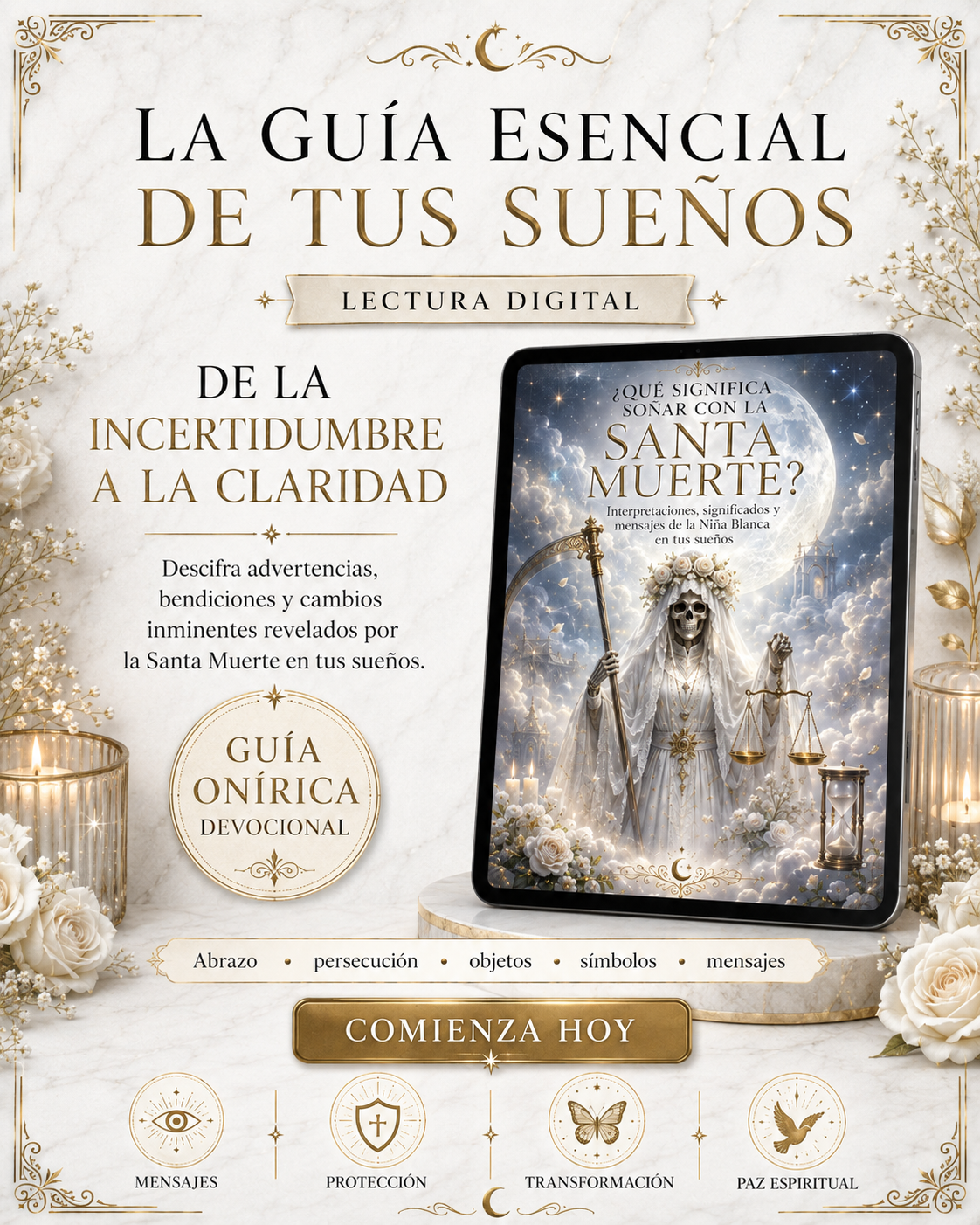 ¿Que significa soñar con la Santa Muerte?: Interpretaciones, significados y mensajes de la Niña Blanca en tus sueños.