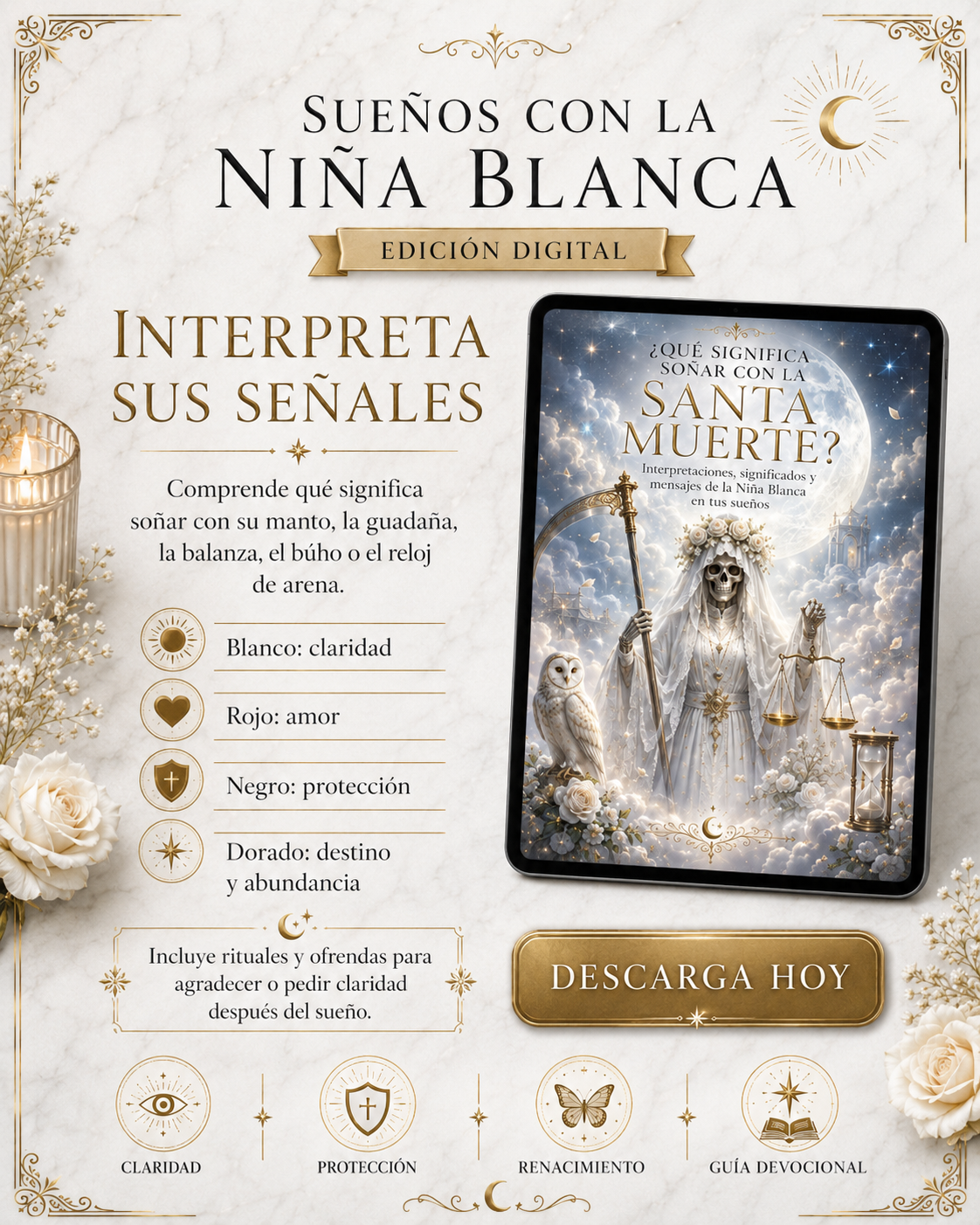 ¿Que significa soñar con la Santa Muerte?: Interpretaciones, significados y mensajes de la Niña Blanca en tus sueños.