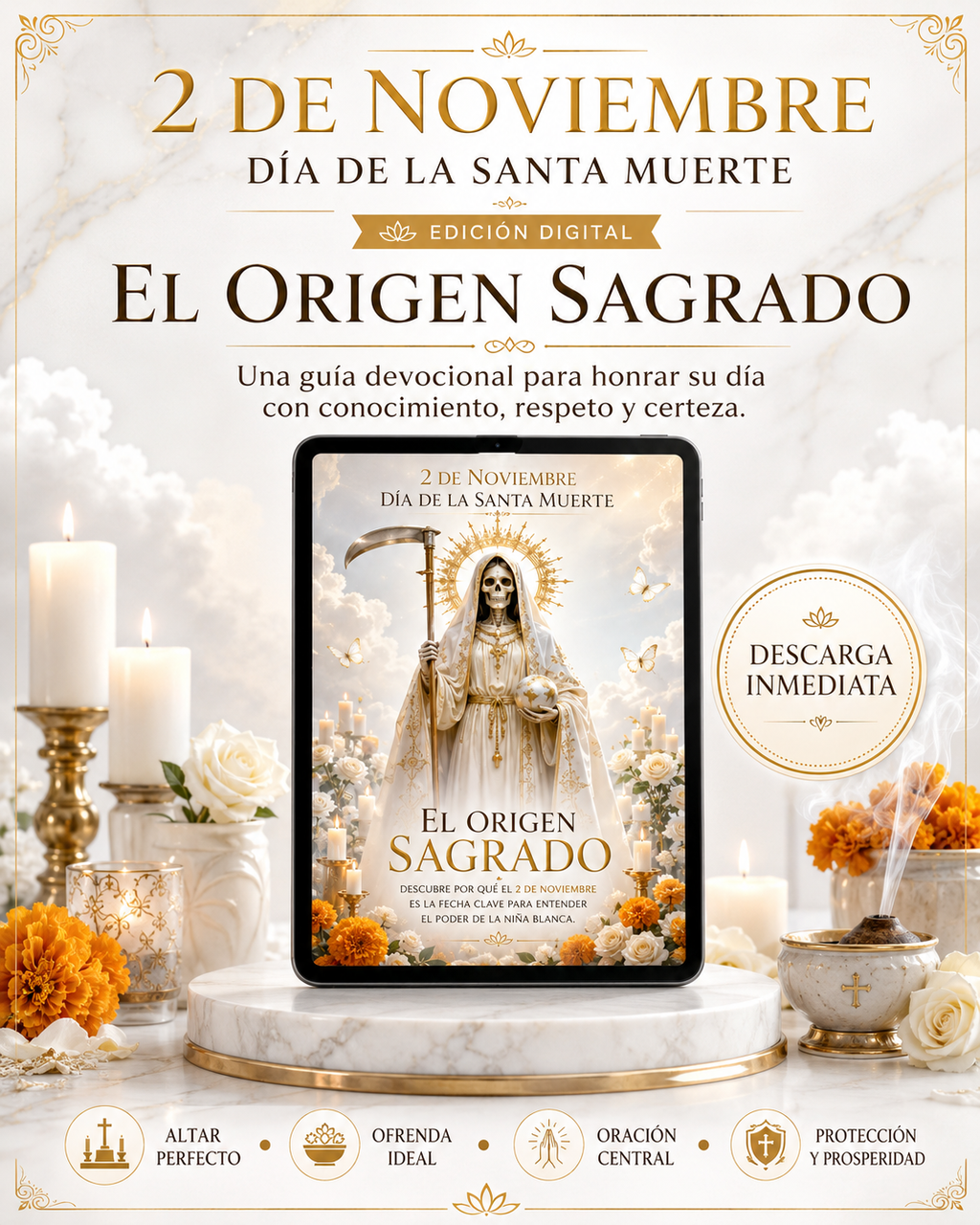 2 de Noviembre día de la Santa Muerte: El Origen Sagrado: Descubre por qué el 2 de Noviembre es la Fecha Clave para Entender el Poder de la Niña Blanca.