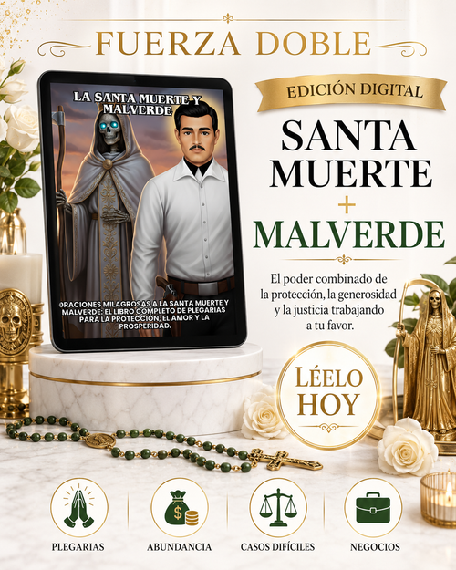 La Santa Muerte y Malverde: Oraciones Milagrosas a la Santa Muerte y Malverde: El Libro Completo de Plegarias para la Protección, el Amor y la Prosperidad.