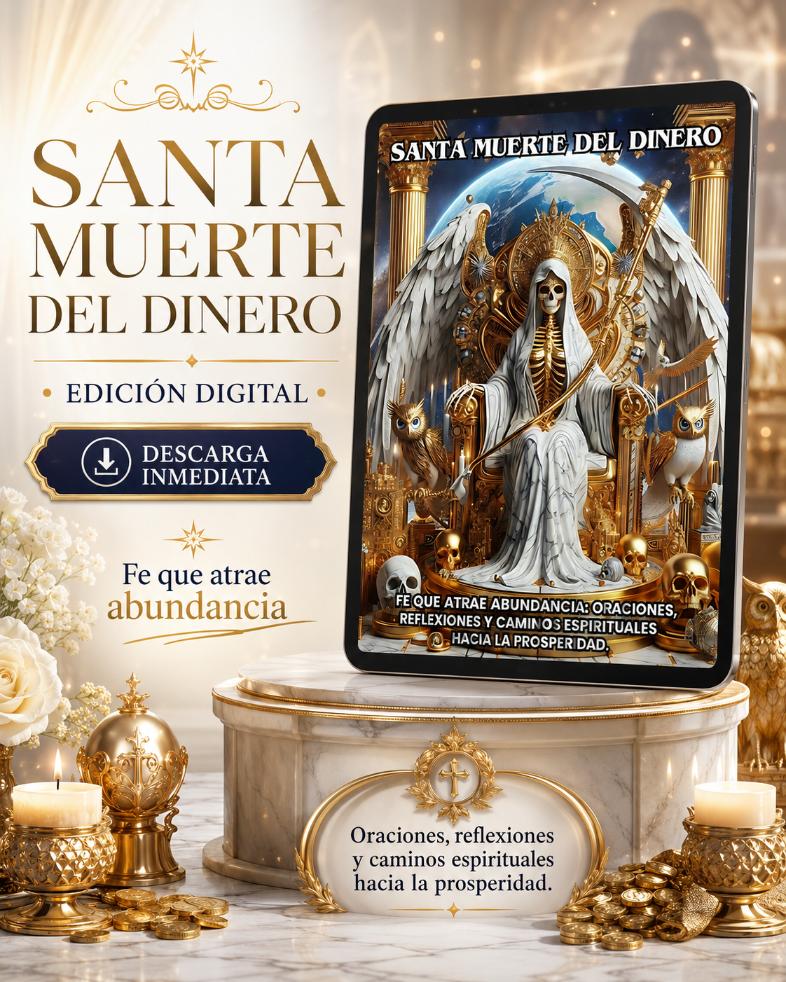 Santa Muerte del Dinero: Fe que Atrae Abundancia: Oraciones, Reflexiones y Caminos Espirituales hacia la Prosperidad