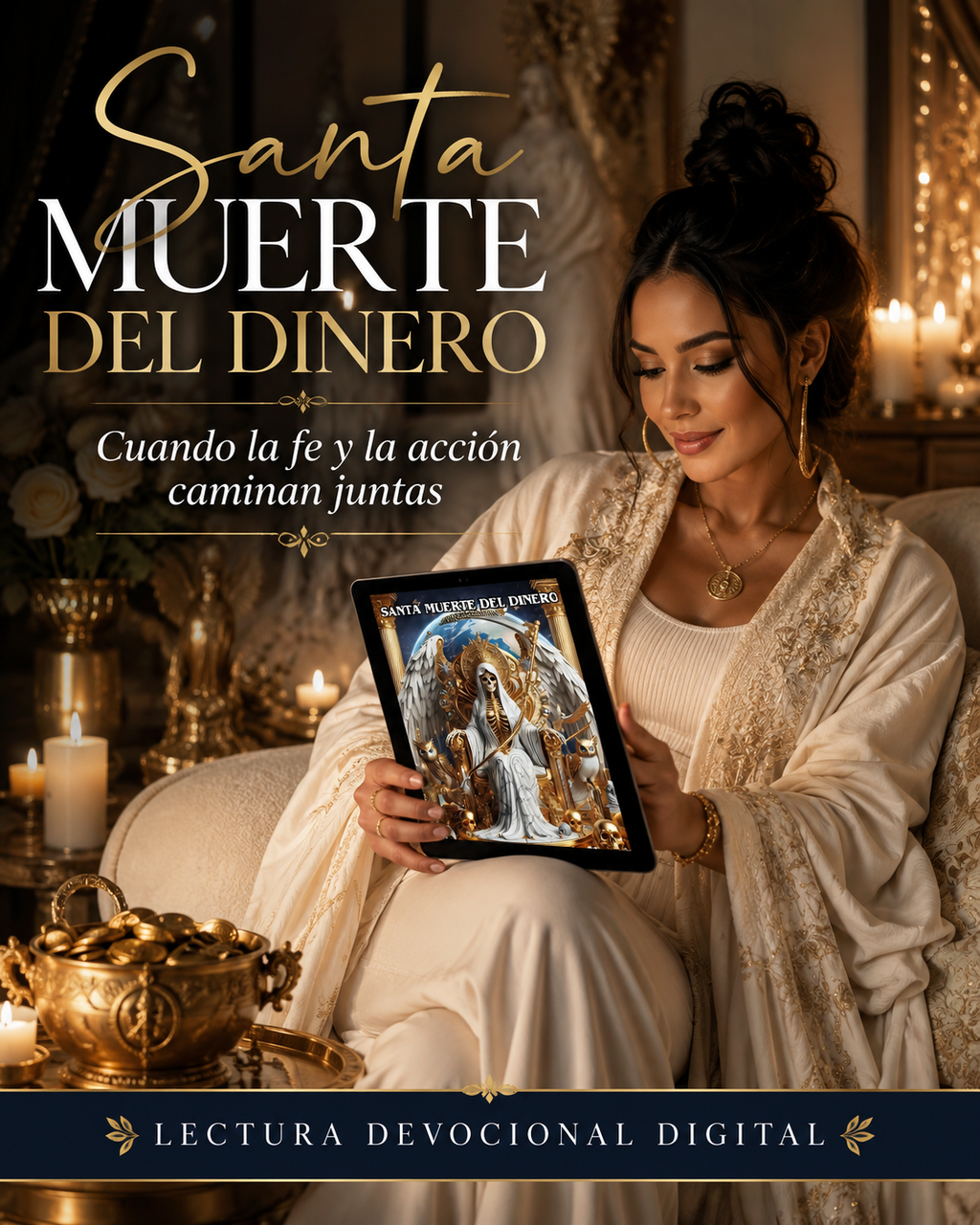 Santa Muerte del Dinero: Fe que Atrae Abundancia: Oraciones, Reflexiones y Caminos Espirituales hacia la Prosperidad
