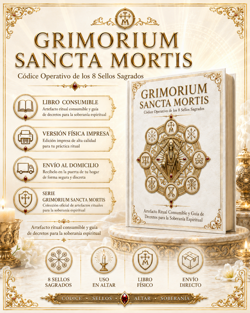 Grimorium Sancta Mortis: Códice Operativo de los 8 Sellos Sagrados: Artefacto Ritual Consumible y Guía de Decretos para la Soberanía Espiritual.