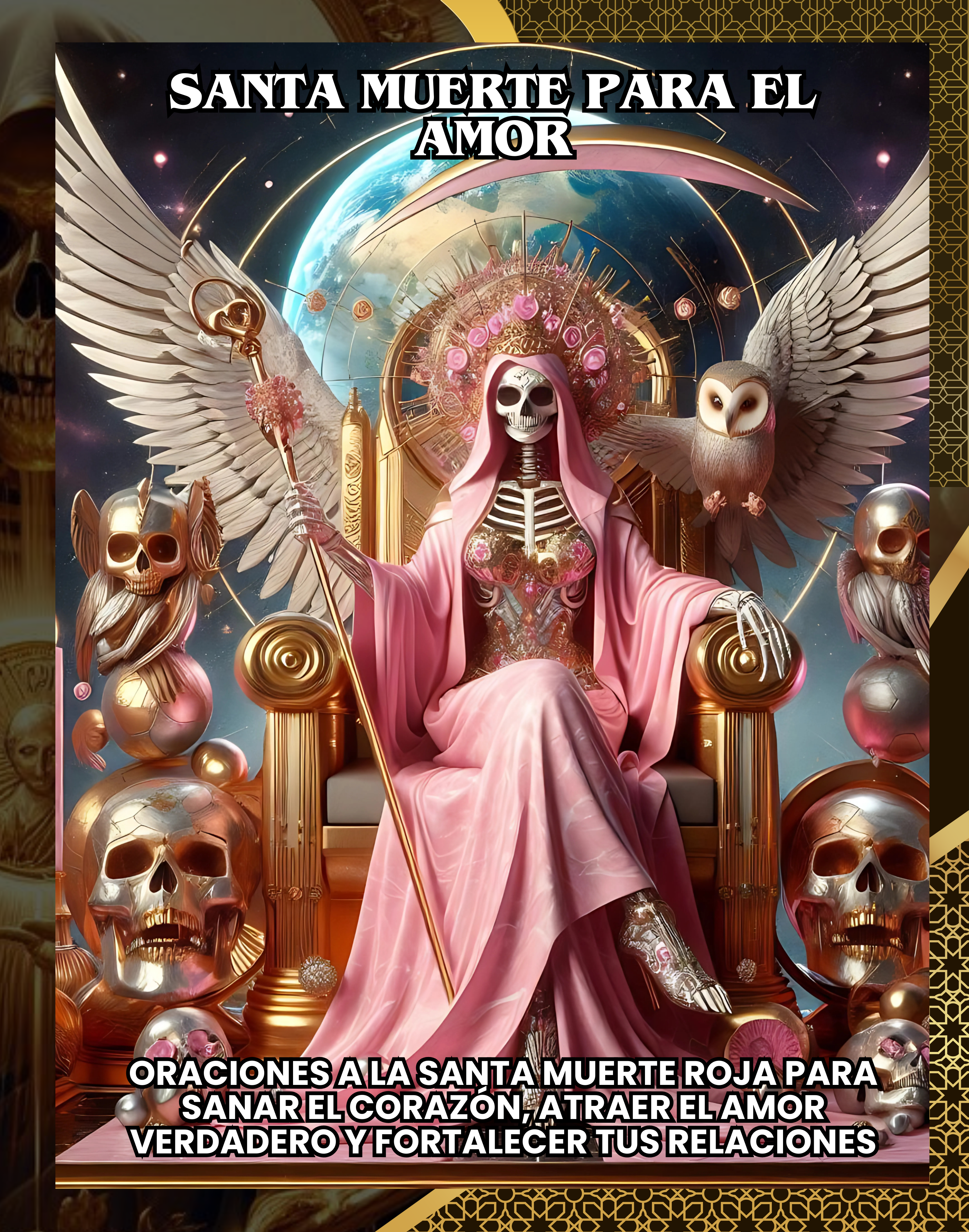 Santa Muerte para el Amor: Oraciones a la Santa Muerte Roja para sanar el corazón, atraer el amor verdadero y fortalecer tus relaciones
