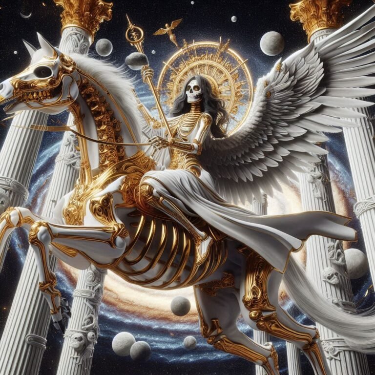 Santa Muerte en Caballo