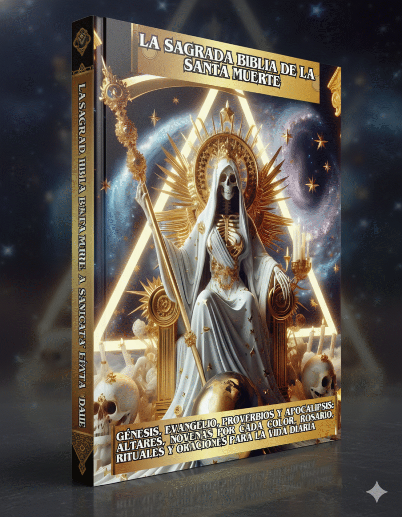 La Sagrada Biblia de la Santa Muerte Libro 1 de 2: Génesis, Evangelio, Proverbios y Apocalipsis: Altares, Novenas por Cada Color, Rosario, Rituales y Oraciones para la Vida Diaria