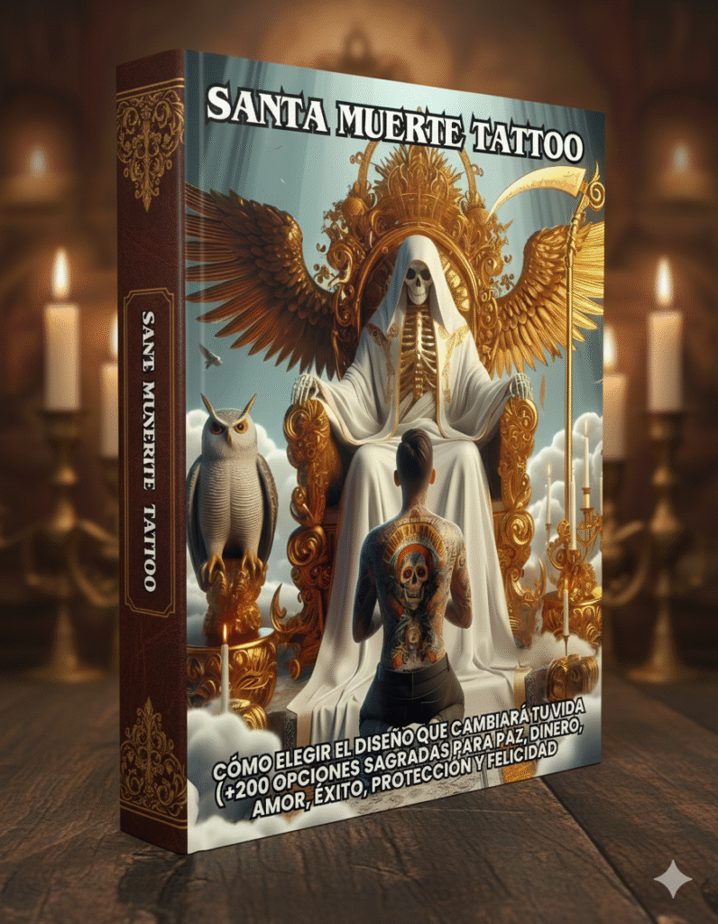 Ebook: Santa Muerte Tattoo: Cómo Elegir el Diseño que Cambiará tu Vida (+200 Opciones Sagradas para Paz, Dinero, Amor, Éxito, Protección y Felicidad) + Regalo