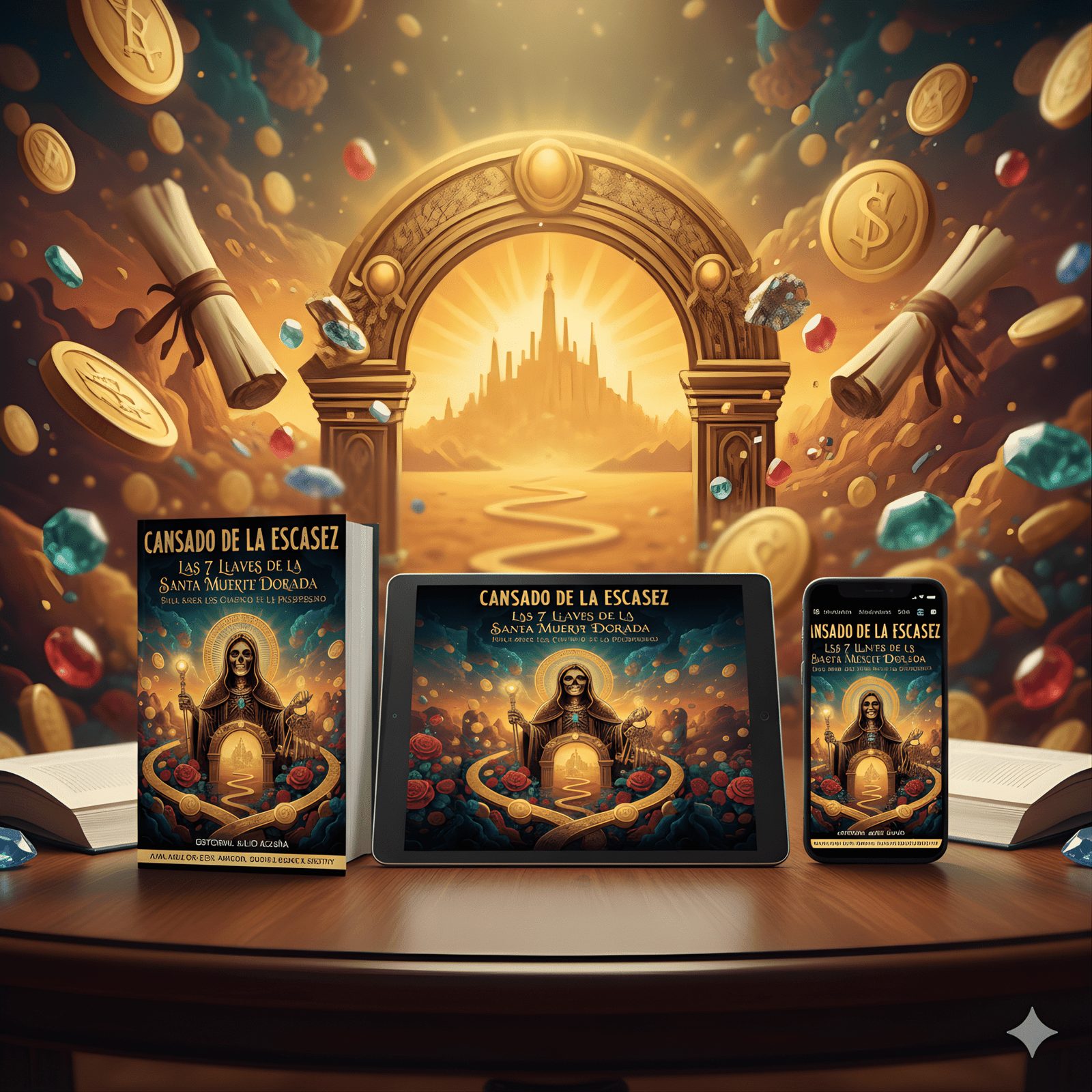 Ebook: Cansado de la Escasez: Las 7 Llaves de la Santa Muerte Dorada para Abrir los Caminos de la Prosperidad + Regalo - Imagen 3