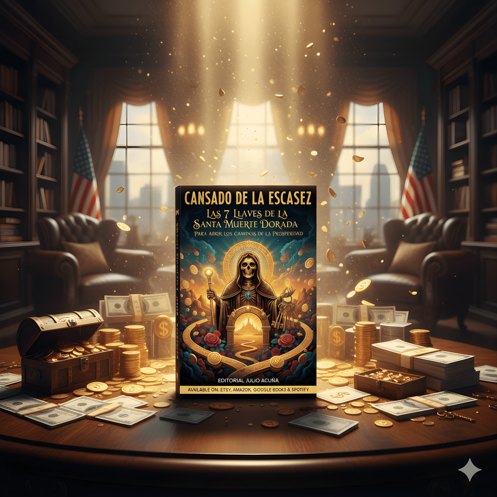 Ebook: Cansado de la Escasez: Las 7 Llaves de la Santa Muerte Dorada para Abrir los Caminos de la Prosperidad + Regalo - Imagen 2